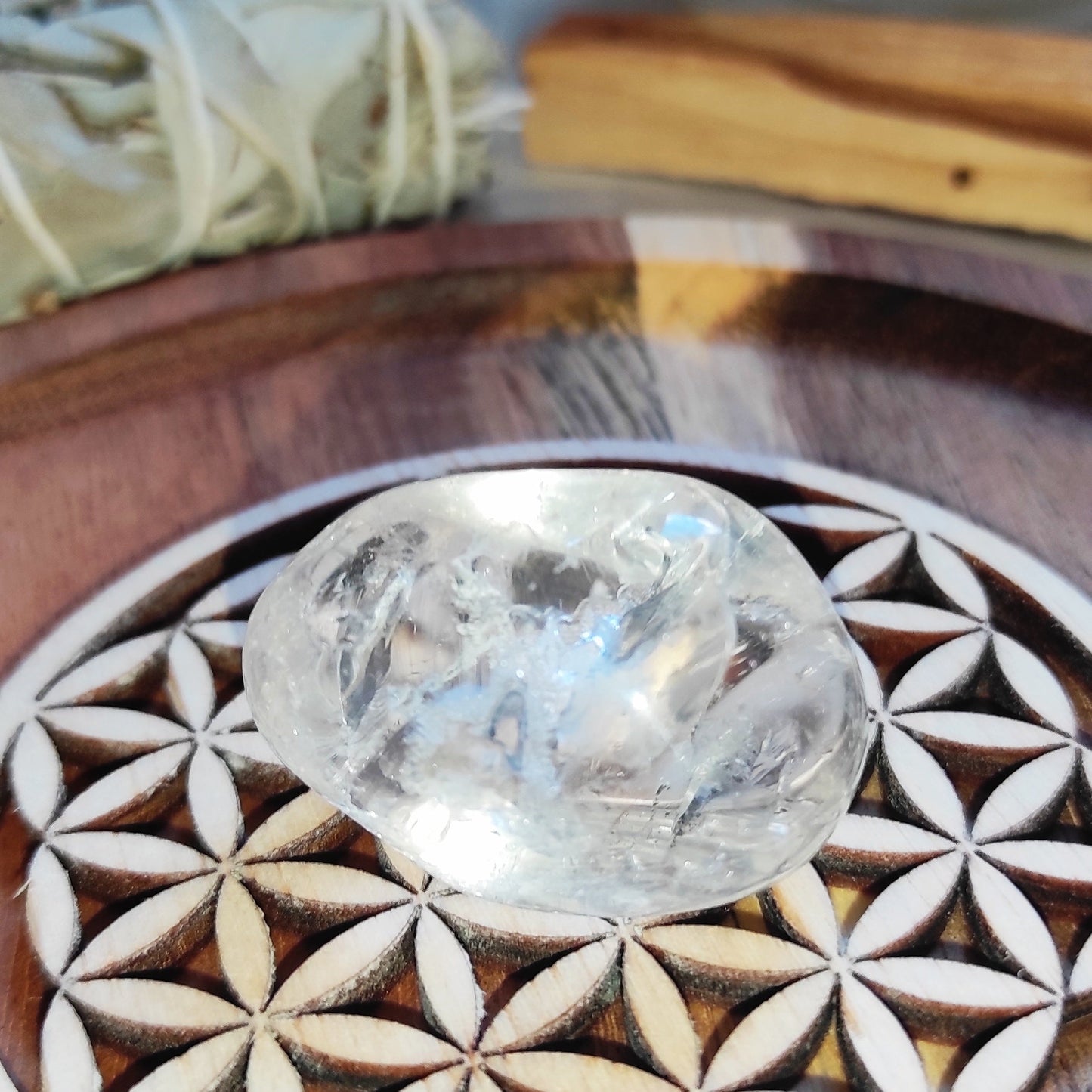 Pierre roulée Cristal de Roche taille XL