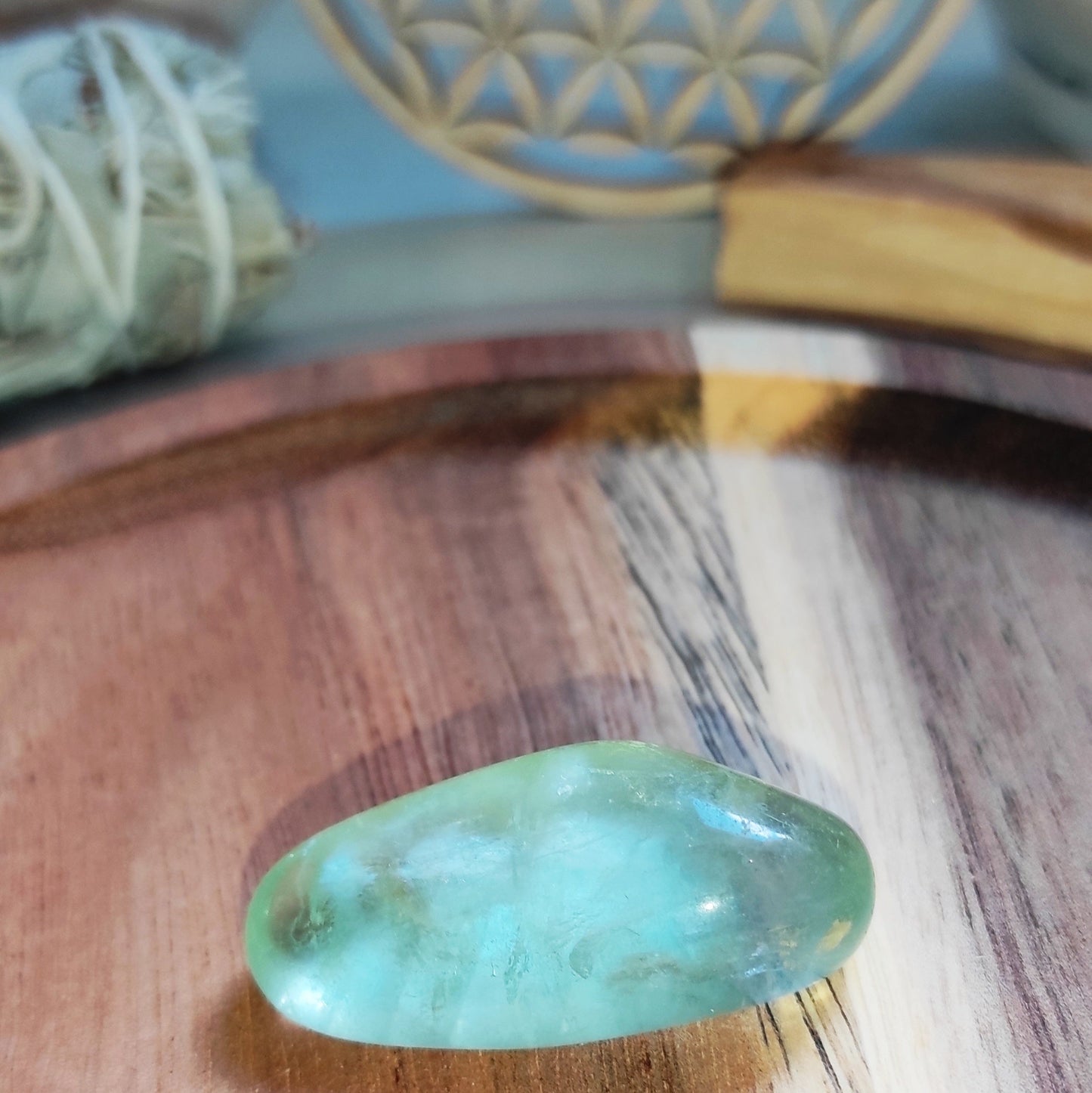 Pierre roulée Fluorite taille L