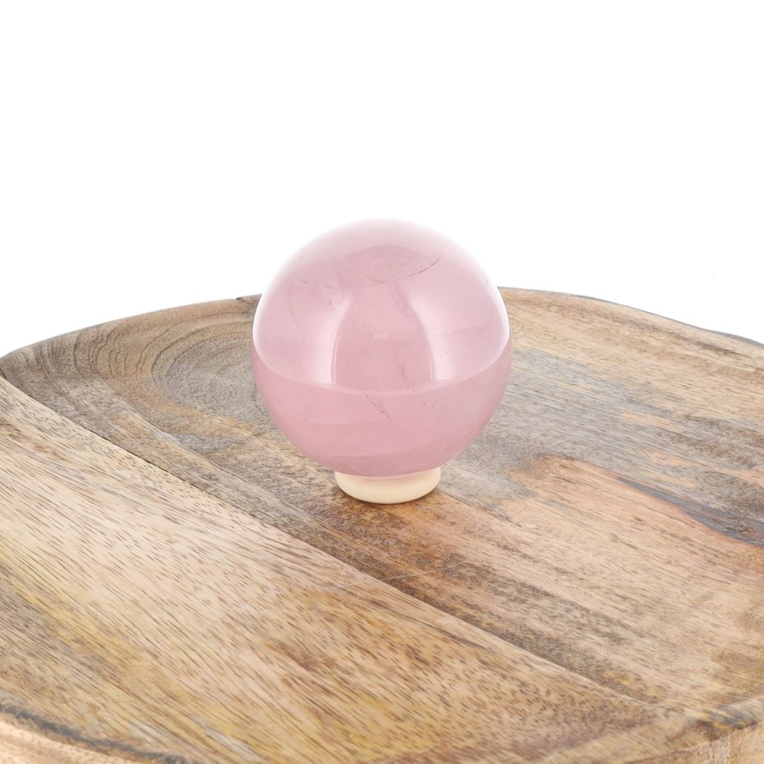 Boule en Quartz Rose – 238 g