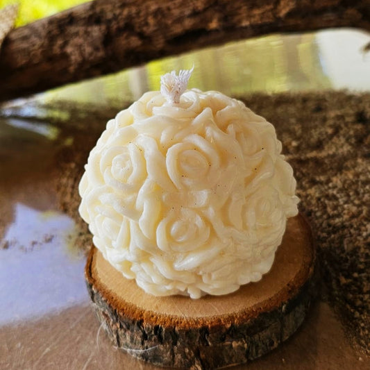 Bougie Boule de fleurs