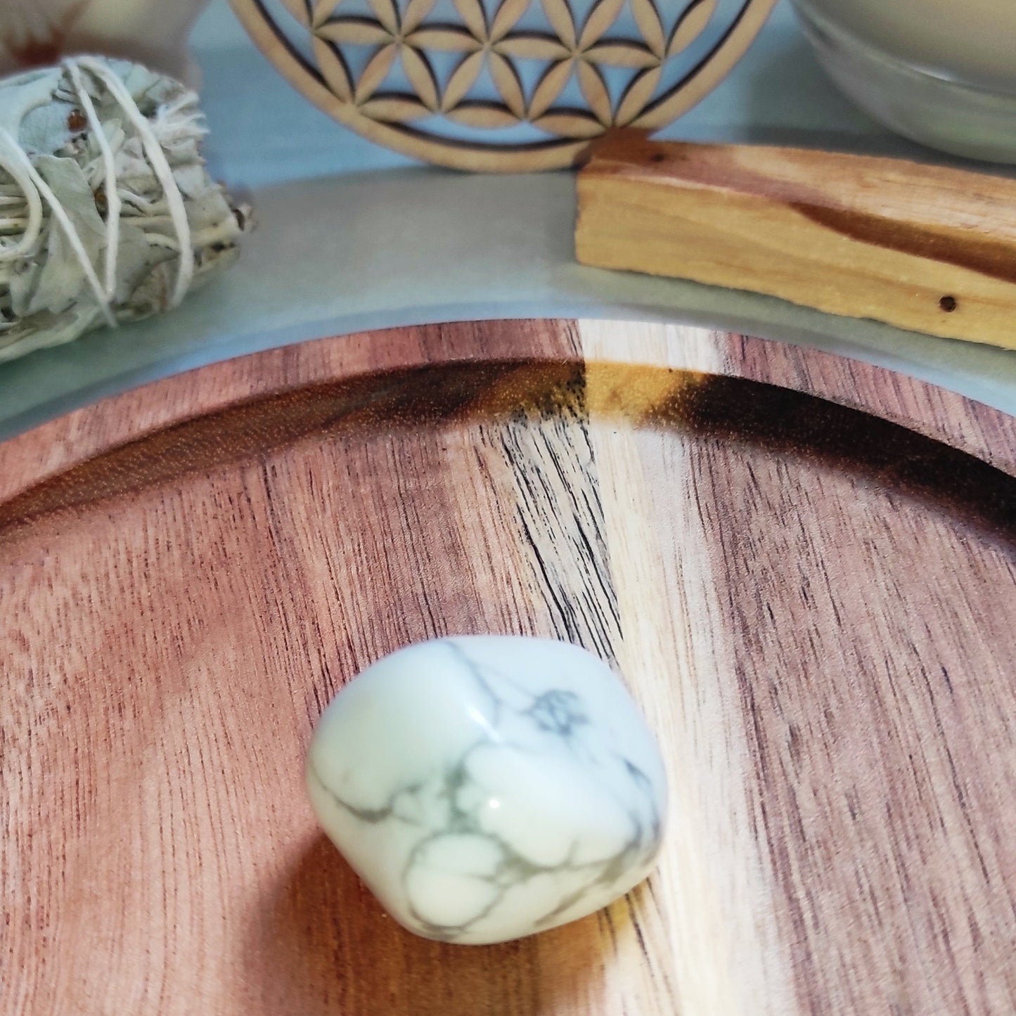 Pierre roulée Howlite taille XL